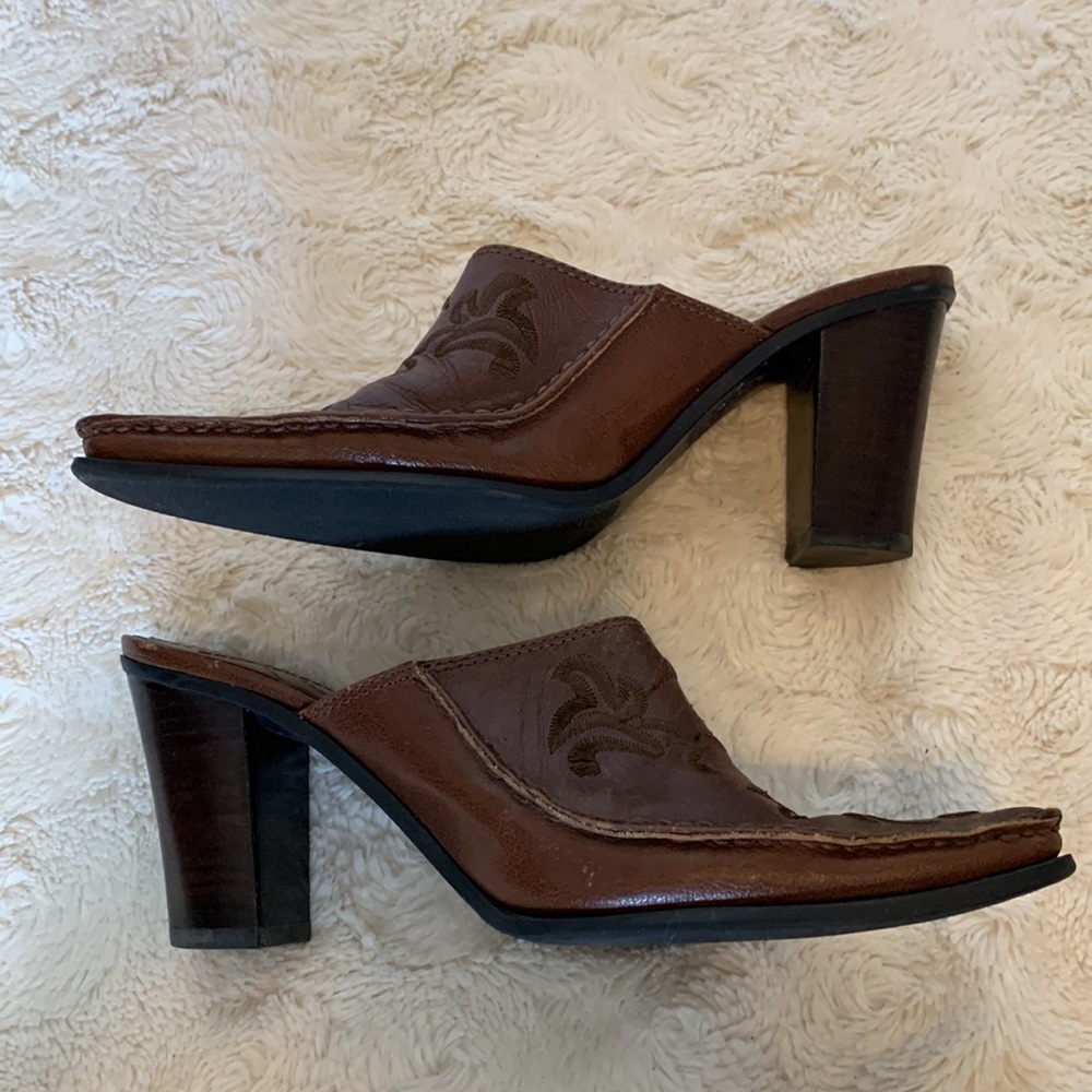 Nine West Western Boot Mule - Picture 4 of 10